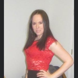 Sexy Red Sheer Floral Top